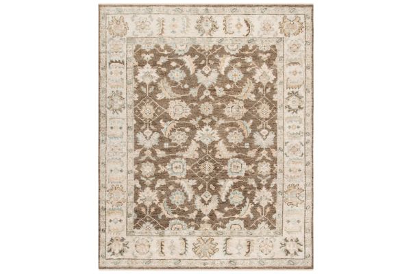 Safavieh Samarkand Collection Baldomera Beige/Brown 8' x 10' Hand Knotted Rug
