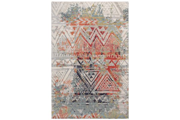 Safavieh Samarkand Collection Doruntina Red/Green 6' x 9' Hand Knotted Rug