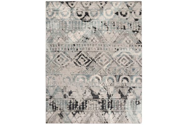 Safavieh Samarkand Collection Martrud Grey/Ivory 10' x 14' Hand Knotted Rug