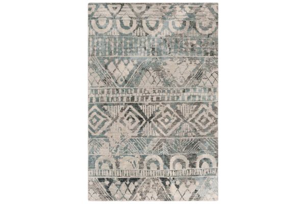 Safavieh Samarkand Collection Martrud Grey/Ivory 6' x 9' Hand Knotted Rug
