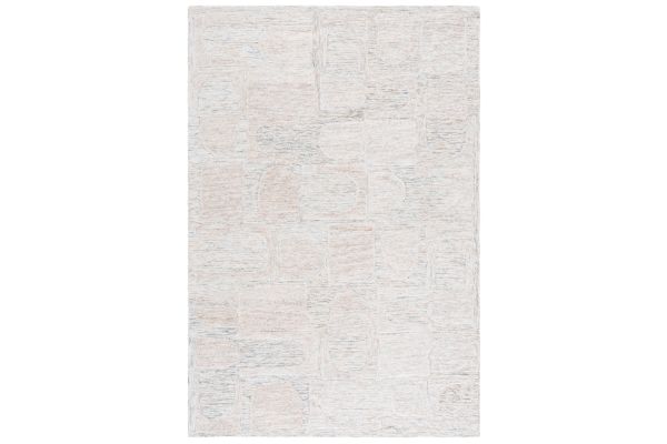 Safavieh Harvest Collection Gale Grey/Rust 4' x 6' Hand Tufted Rug