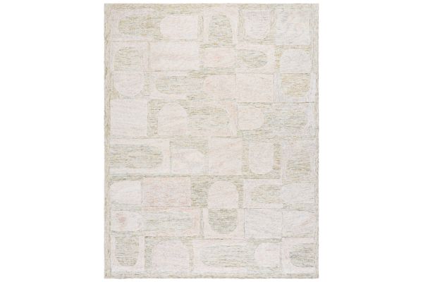 Safavieh Harvest Collection Gale Grey/Rust 8' x 10' Hand Tufted Rug