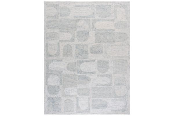 Safavieh Harvest Collection Gale Blue/Grey 9' x 12' Hand Tufted Rug