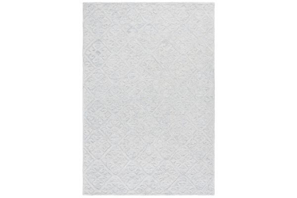 Safavieh Harvest Collection Martyna Light Blue/Grey 4' x 6' Hand Tufted Rug
