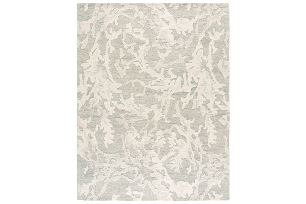Safavieh Harvest Collection Marjoke Light Grey/Ivory 8' x 10' Hand Tufted Rug