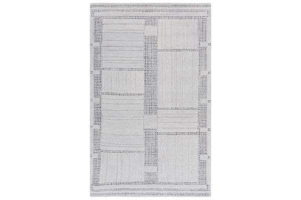 Safavieh Harvest Collection Jeka Silver/Grey 5' x 8' Hand Tufted Rug