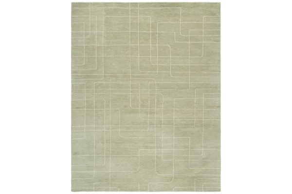 Safavieh Harvest Collection Wioletta Sage 8' x 10' Hand Tufted Rug