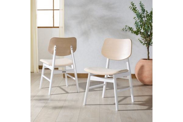 Rhonda Wood Dining Chairs, Set of 2