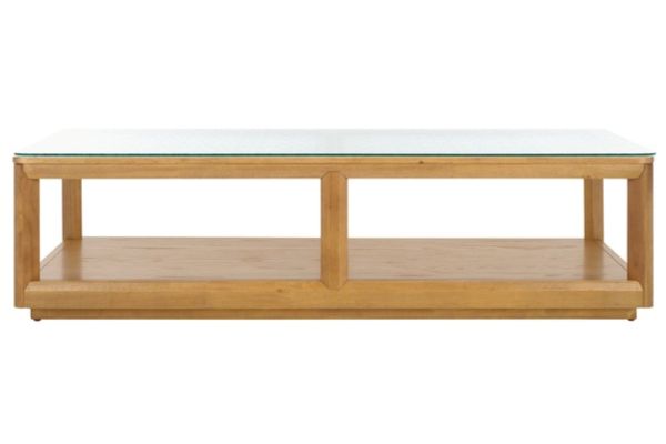 Benecarlo Glass Top Coffee Table