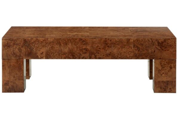 Betharose Burl Wood Coffee Table