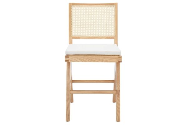 Colette Natural Rattan Counter Stool