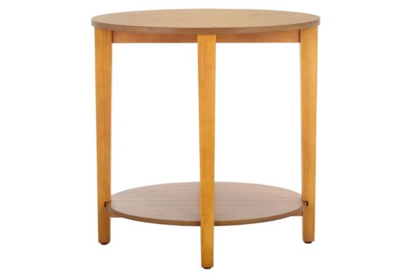 Leonardi Oval Wood Accent Table