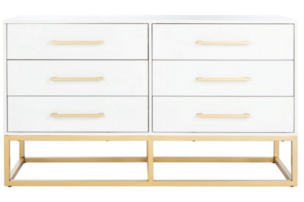 Sherilynne White 6 Drawer Dresser