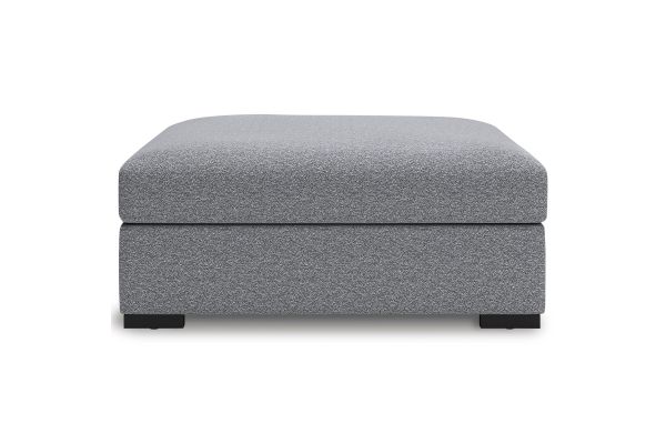 Bealton Salt and Pepper Oversized Accent Ottoman