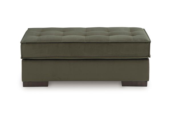 Caspian-Town Olive Oversized Accent Ottoman
