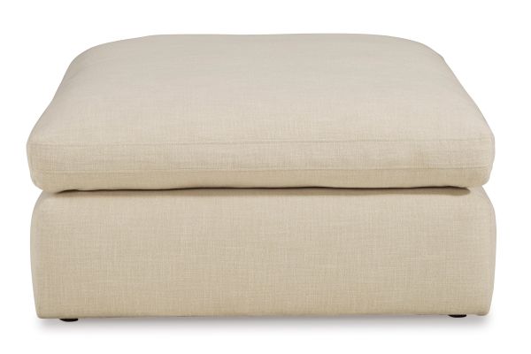 Elyza Linen Oversized Accent Ottoman