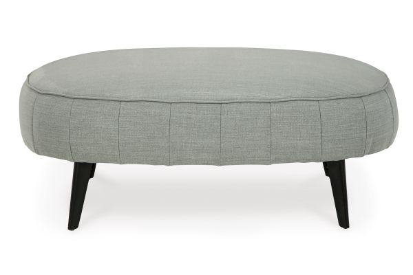 Hollyann Gray Oversized Accent Ottoman