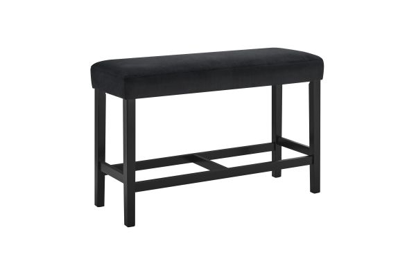 Marbel Black Counter Height Dining Bench