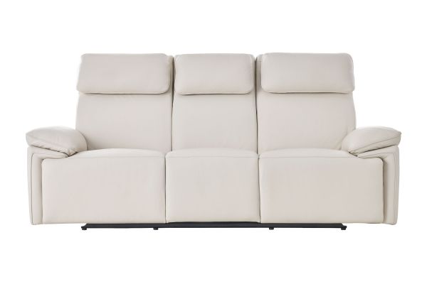 Milano Leather Dual Power Reclining Sofa