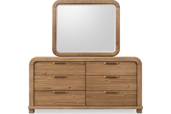 Kione Lioness Six Drawer Acacia Wood Dresser