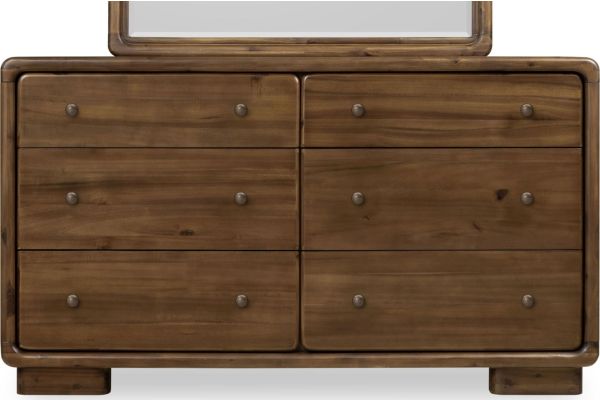 Boka Impala Six Drawer Acacia Wood Dresser