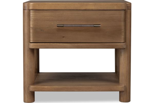 Hollis Cabin Glow One Drawer Nightstand