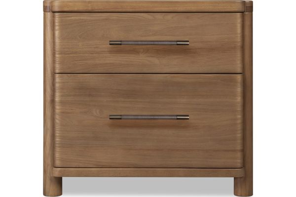 Hollis Cabin Glow Two Drawer Nightstand