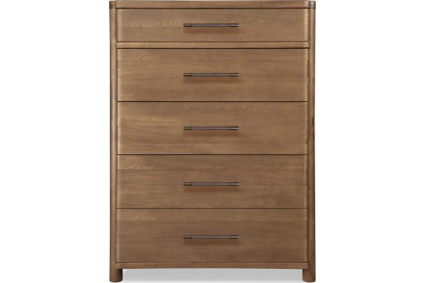 Hollis Cabin Glow Five Drawer Chest