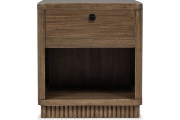 Ravelle Walnut Grove One Drawer Nightstand