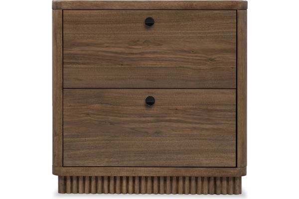 Ravelle Walnut Grove Two Drawer Nightstand