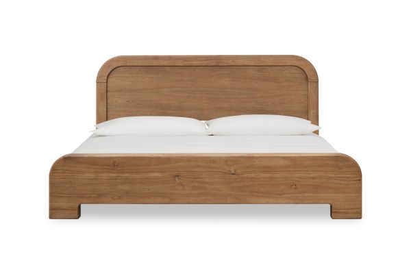 Kione Lioness Acacia Wood King Platform Bed