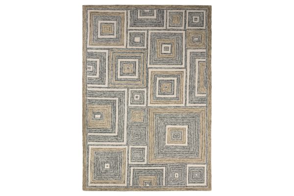 Laid Back Luxe Geo Blocks Multi  7'10
