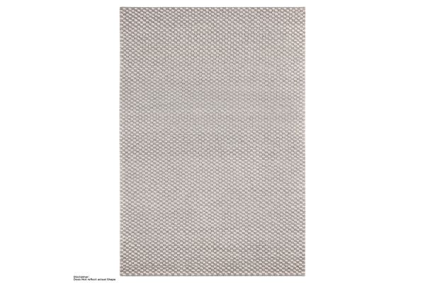 Natural Luxe Double Knot Slate Blue Ivory 7'10
