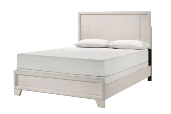 Charlie Cream Queen Panel Bed