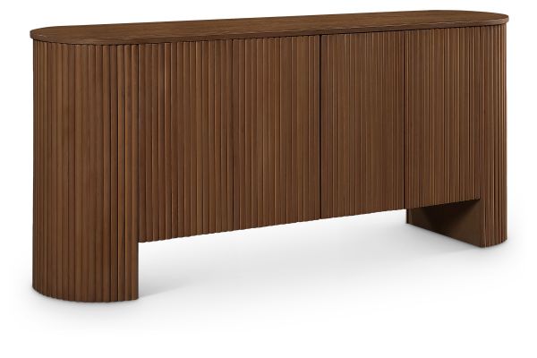 Belinda Brown Walnut Beech Wood And Oak Veneer Sideboard / Buffet