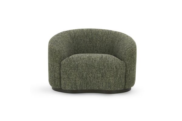 Beverly Antique Green Swivel Chair