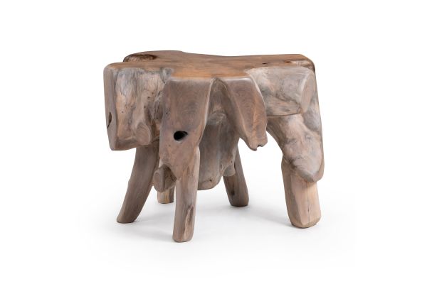 Cypress Natural White Wash End Table