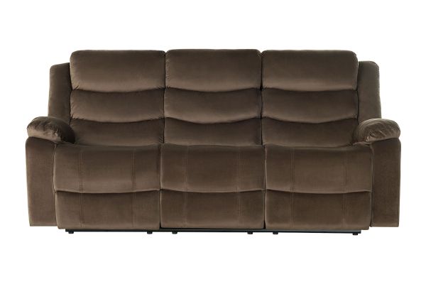 Spartan Chocolate Reclining Sofa