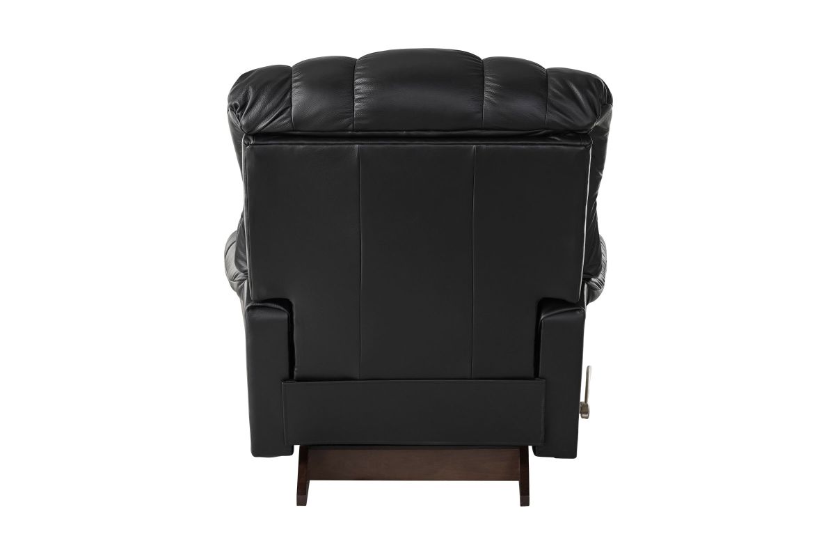 Randell Black Leather Rocker Recliner La-Z-Boy by Shaquille O'neal