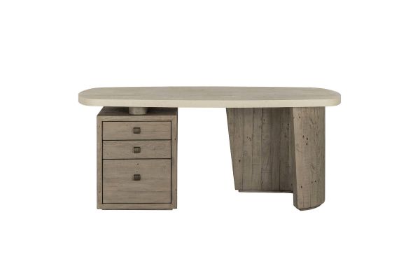Angus Distressed Gray/Weathered Chalk Reclaimed Pine 70