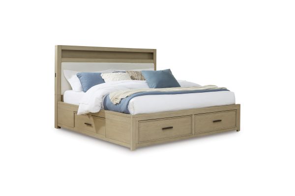 Calmoro Queen Bookcase Bed