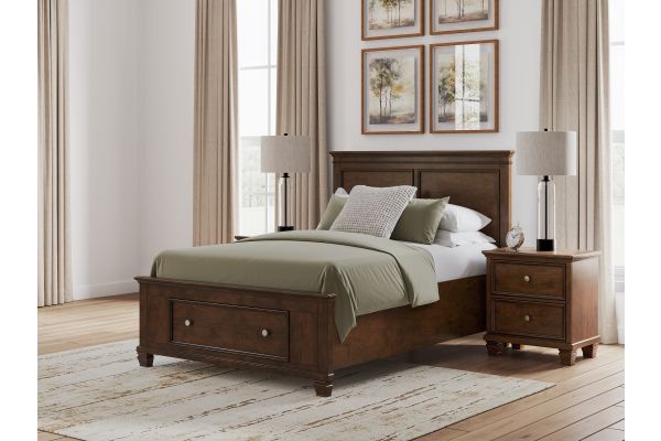 Danabrin Full Panel Storage Bed
