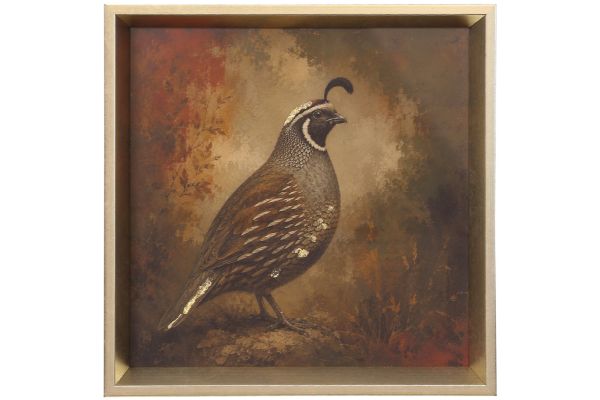 Autumn Quail Study Wall Decor