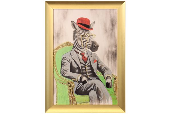 Jackpot Zebra Wall Decor