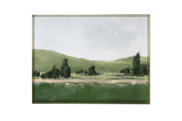 Quiet Meadow Under Soft Gray Wall Decor