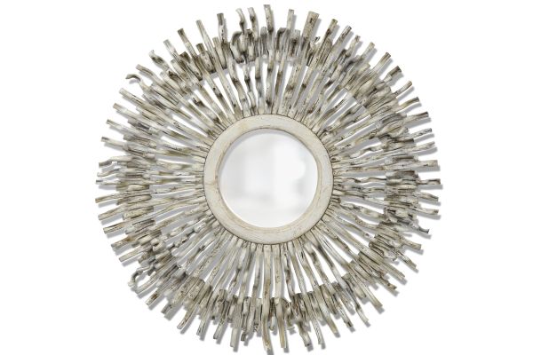 White Washed Vine Mirror