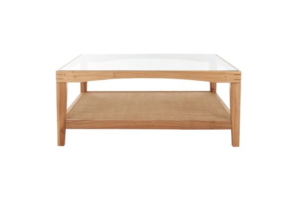 Nicolella Square Glass Coffee Table