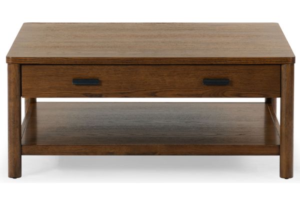 Jaylessa Brown 1 Drawer Coffee Table