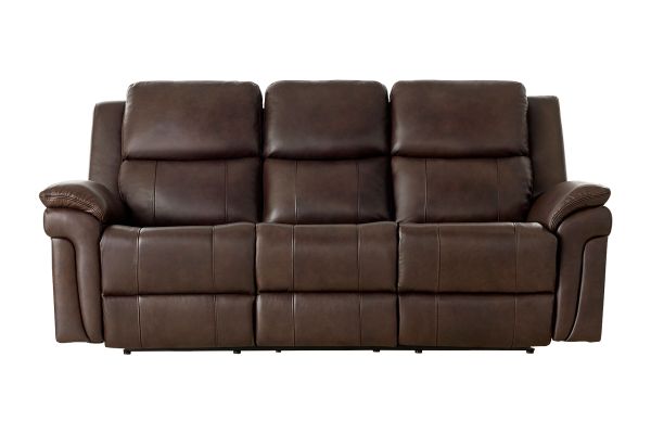 Beau Brown Dual Power Reclining Sofa