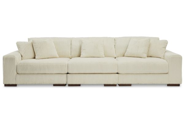 Lindyn Ivory 3-Piece Sectional Sofa
